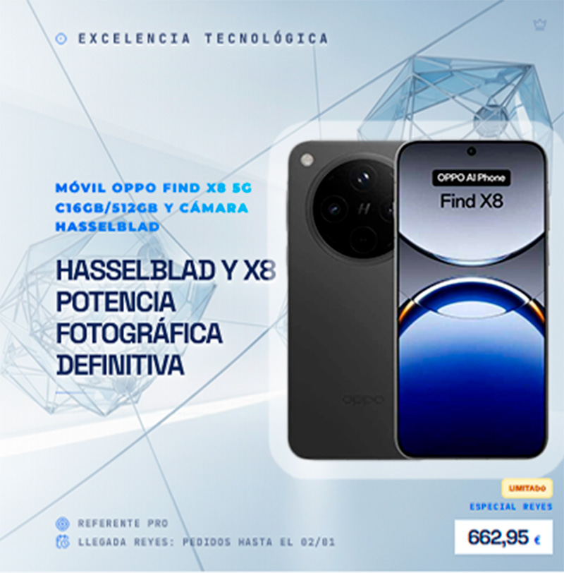 oppo find x8 de otra galaxia